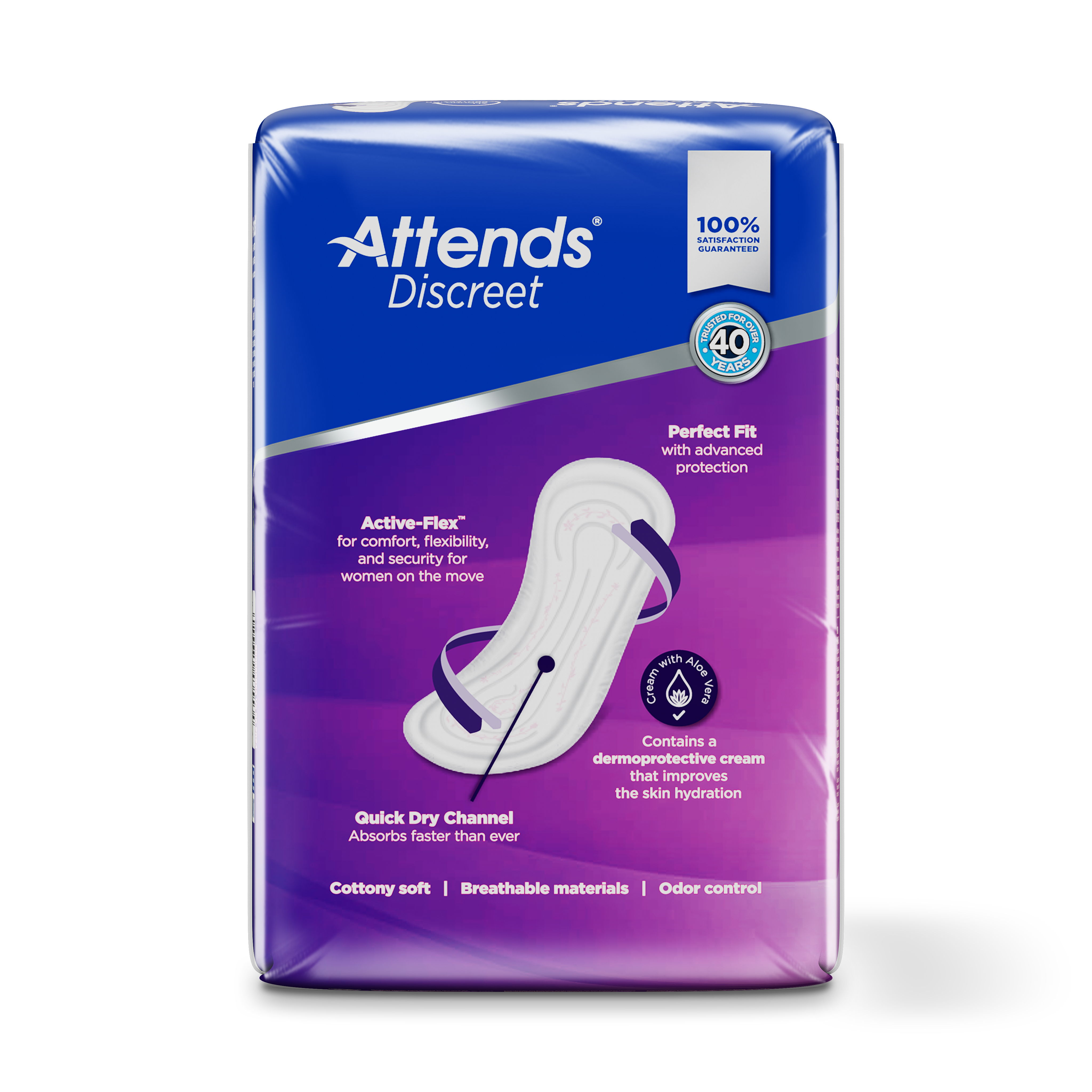Attends Discreet Women's Ultimate Incontinence Pads - Premium Bladder Leak Protection for Active Lifestyles, Workouts & Daily Comfort