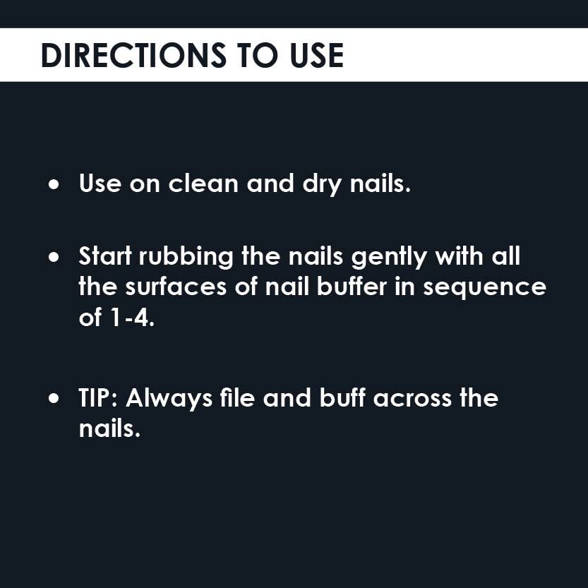 PRO Essentials Nail Buffer Turquoise | Professional Pedicure & Manicure Nail Repair Tool | Essential Nail Care Kit for Healthy, Strong & Shiny Nails | At-Home Salon & Spa Nail Treatment