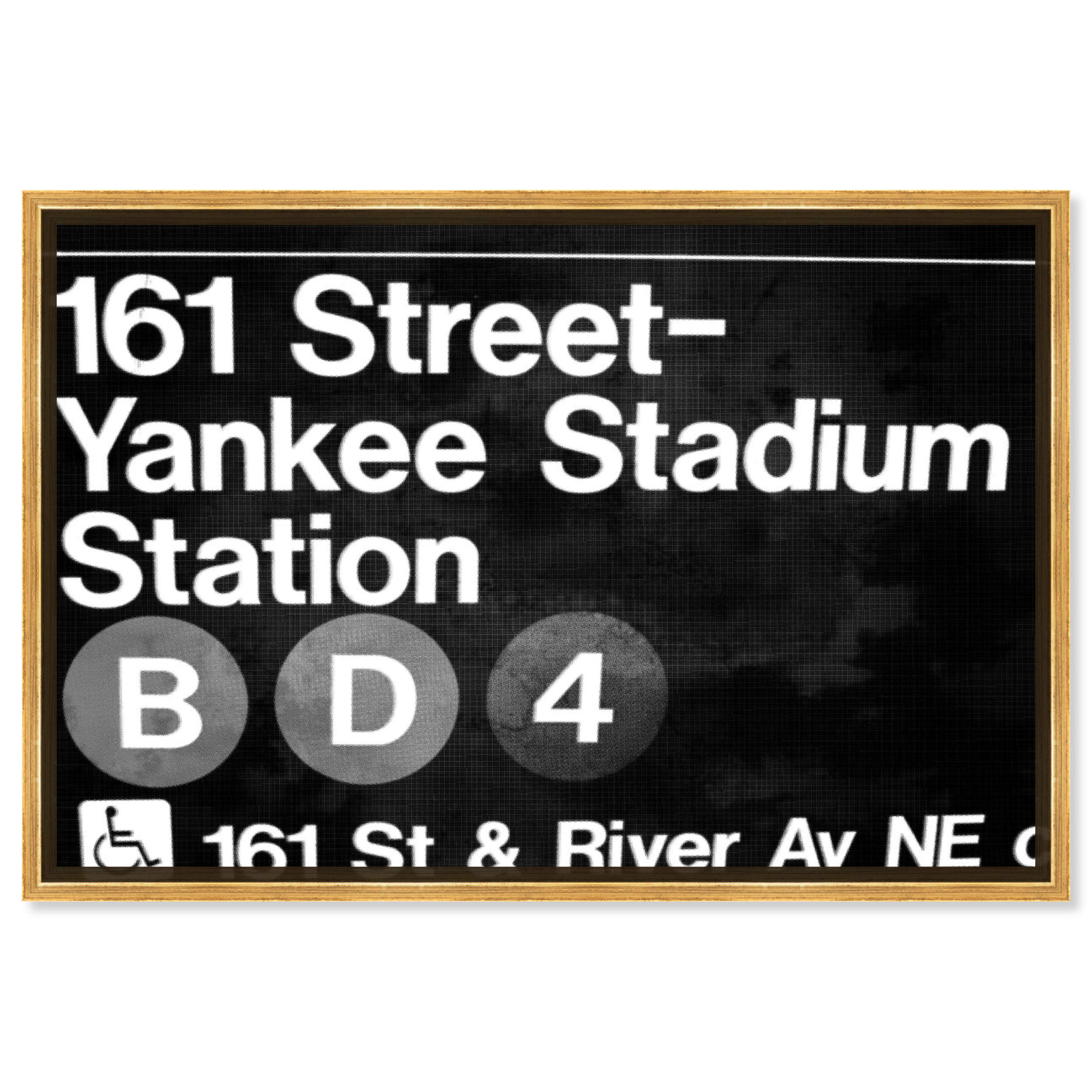 Yankee Stadium Framed Wall Art Canvas Print - New York City Skyline Decor for Home, Office & Gifts | USA Cities & Landmarks Collection
