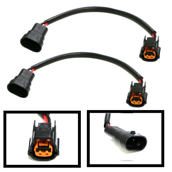 2 Pack 9005/9006 HID Ballast Power Cord Wires - Compatible with Nissan Infiniti OEM Panasonic - Perfect for Headlight Conversion & Upgrade Projects