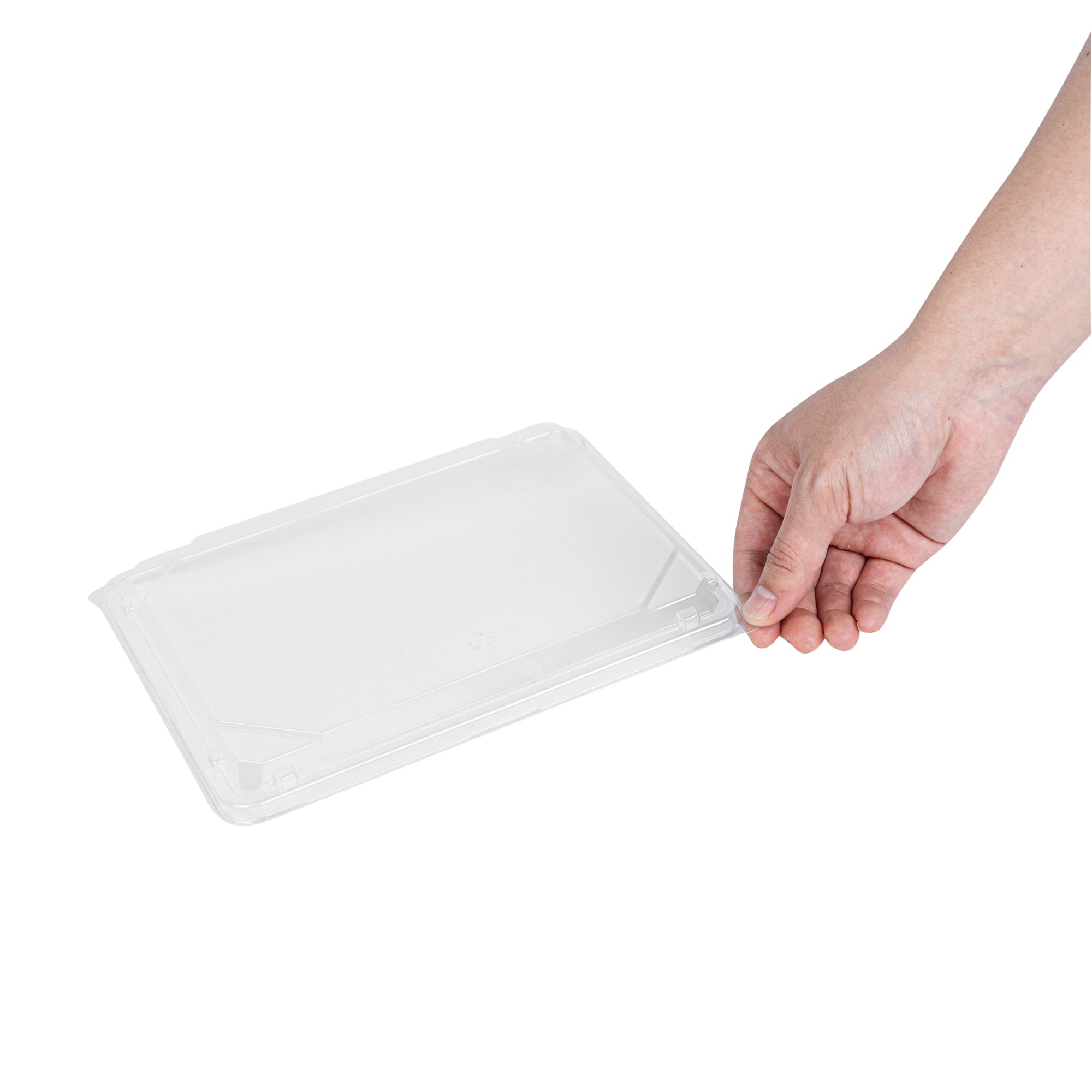 Bento Tek Rectangle Clear Plastic Lids - 50 Pack for 16 oz Bento Boxes | Airtight Food Storage | Perfect for Meal Prep, School Lunches & Office Snacks