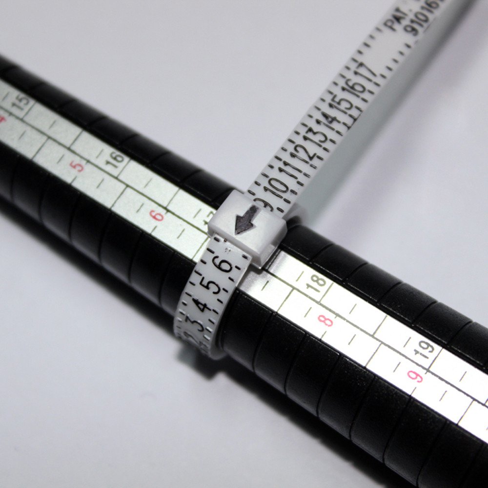 Accurate Ring Sizer Tool for Measuring Finger Size - Perfect for Engagement Rings, Wedding Bands, Fashion Jewelry & Cocktail Rings (Men & Women) | Great for Proposals, Wedding Planning & Jewelry Shopping
