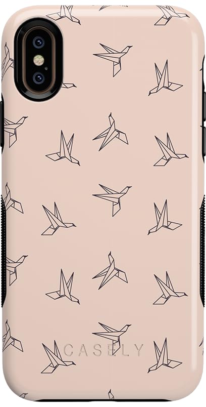 34 Paper Crane Origami | Beige Pattern