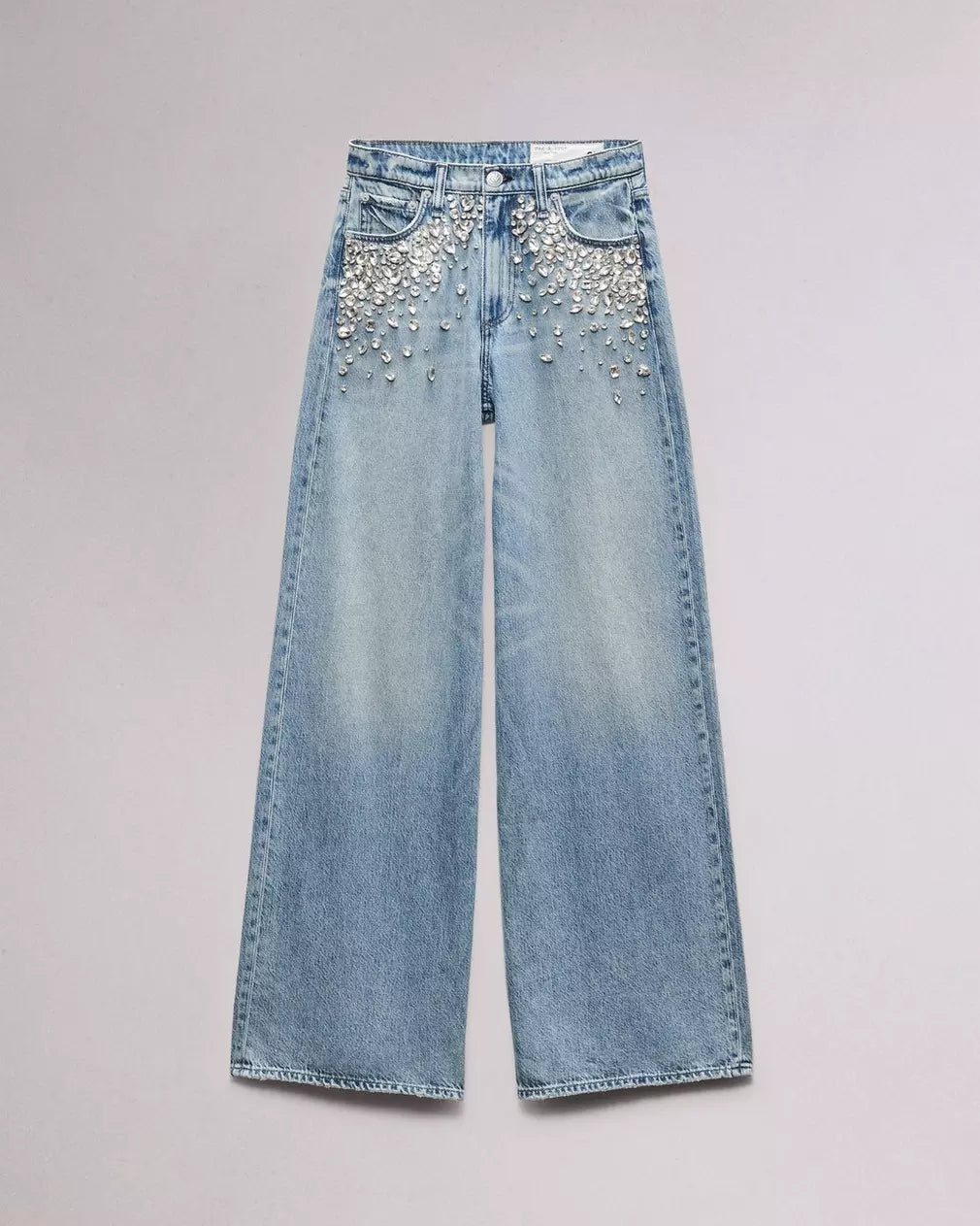 Featherweight Sofie Wide Leg Jeans - Lightweight Stretch Denim Pants for Women | Perfect for Casual Wear, Office & Travel