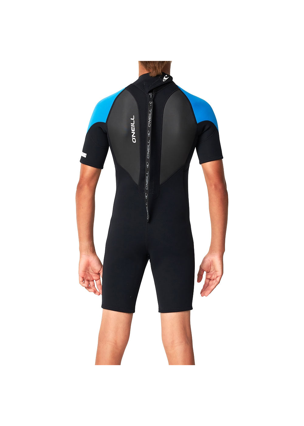 O'Neill Boys Reactor 2mm Back Zip Spring Suit Wetsuit for Kids - Youth Surfing, Swimming & Water Sports in Cool Weather