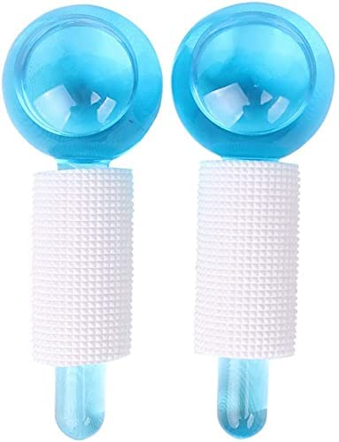 RETSPHIX Ice Roller Globes for Face & Eyes - Crystal Ball Facial Massager for Redness Relief, Wrinkle Reduction & Skin Soothing - Beauty Care Tool with Hockey Energy Design [Multi Color] - Perfect for Morning Routine, Post-Workout Recovery & Spa-Like Skincare at Home