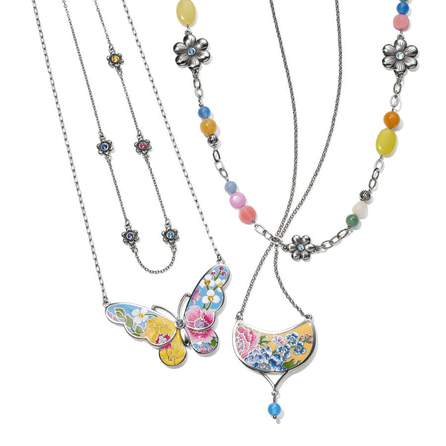 Blossom Hill Garden Drop Necklace - Elegant Floral Pendant Jewelry for Women | Perfect for Weddings, Parties & Everyday Wear