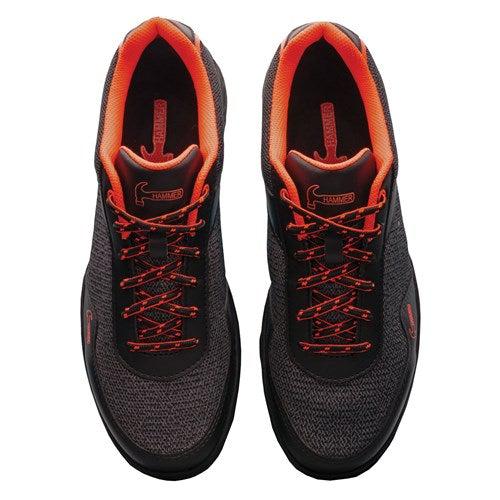Hammer Razor Men's Black & Orange Right-Handed Bowling Shoes - Perfect for League Play & Tournament Performance