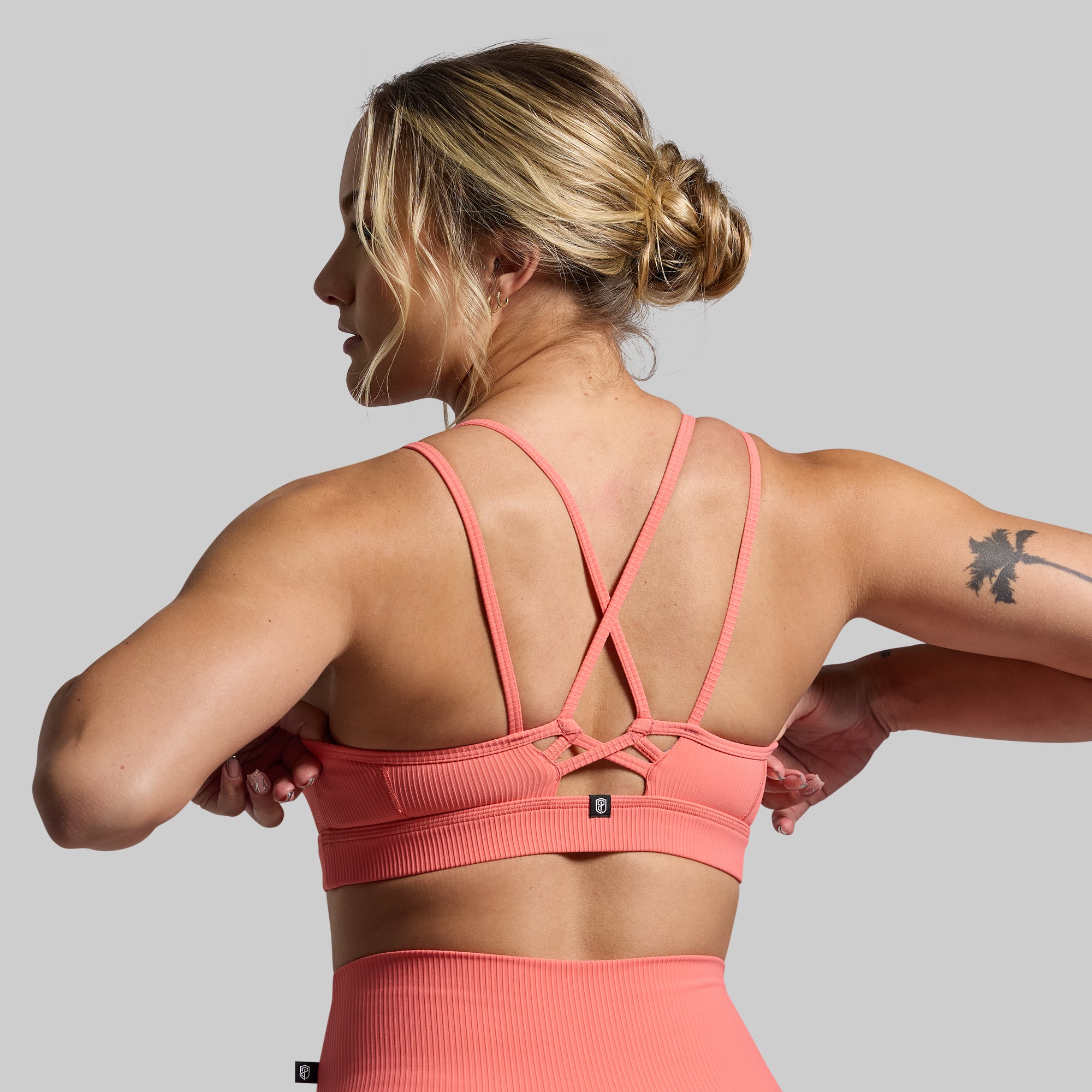 All or Nothing Short Set - Hot Peach | Women's Summer Outfit for Beach, Gym & Casual Wear