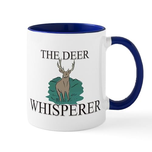 White/Navy Inside - The Deer Whisperer Mug