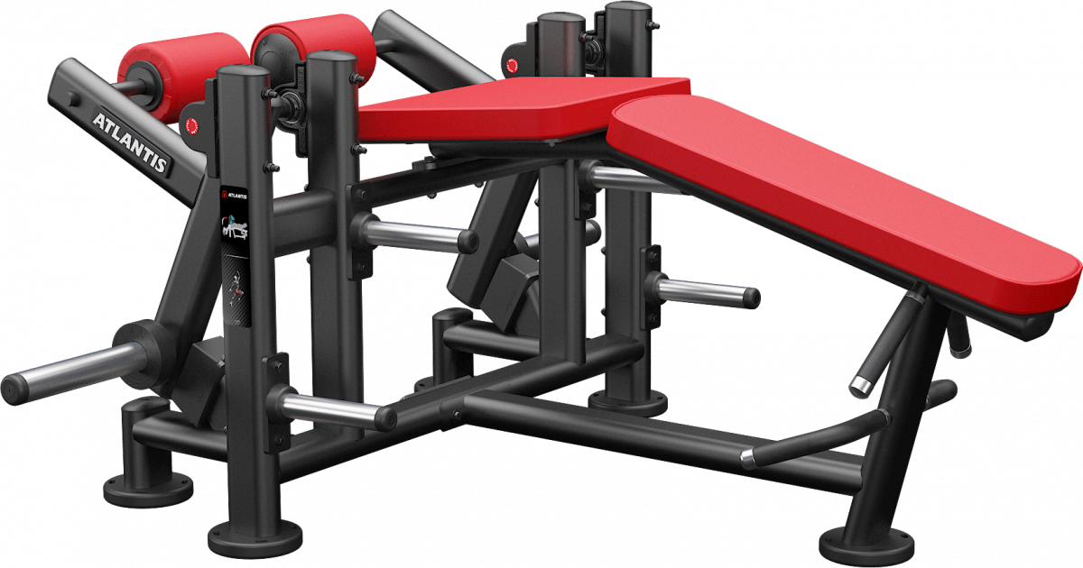 ATLANTIS Unilateral Lying Leg Curl Machine - Professional Gym Equipment for Hamstring Workouts | Perfect for Home & Commercial Fitness Centers