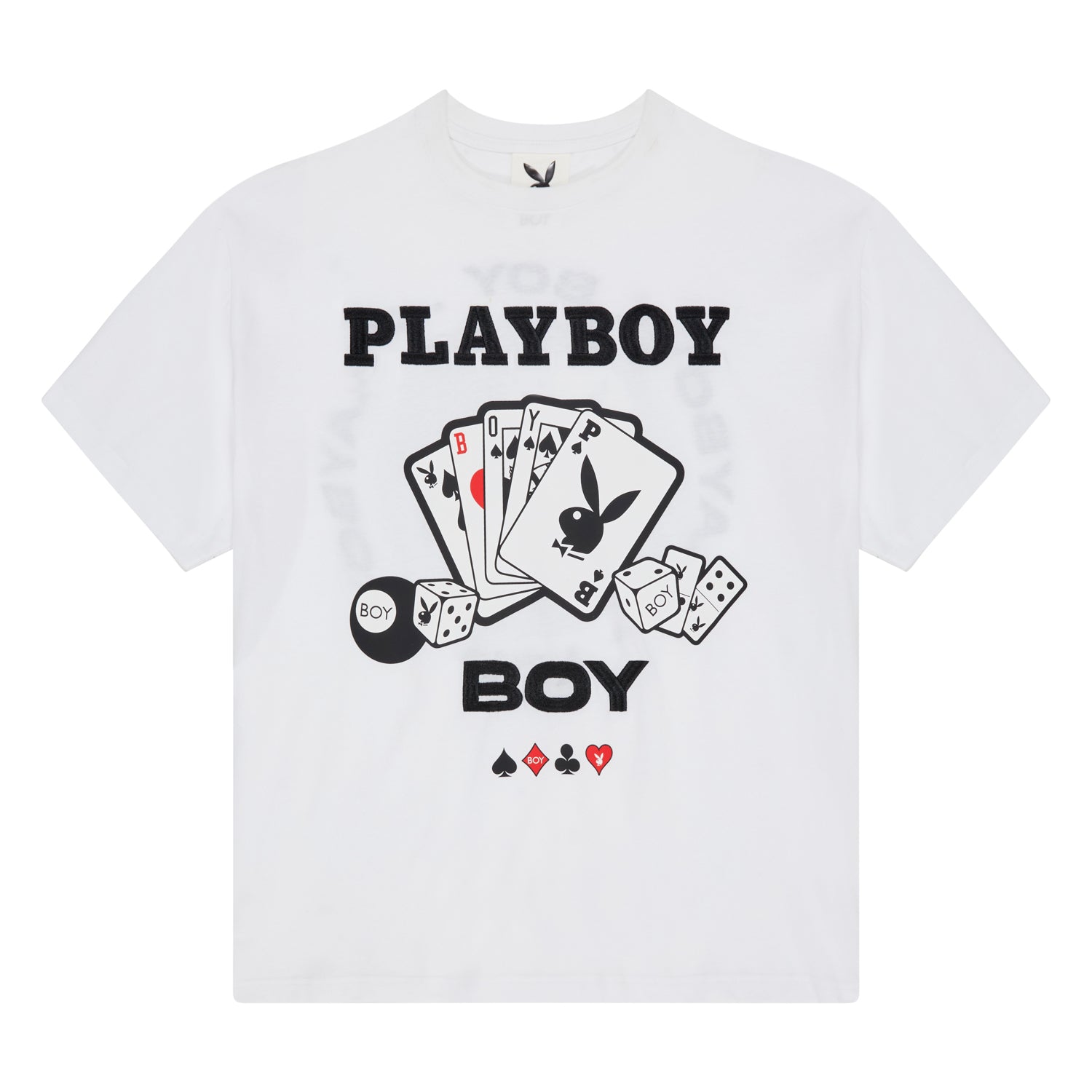 Playboy X Boy Double or Nothing Graphic T-Shirt - Stylish Cotton Tee for Casual Wear & Street Fashion