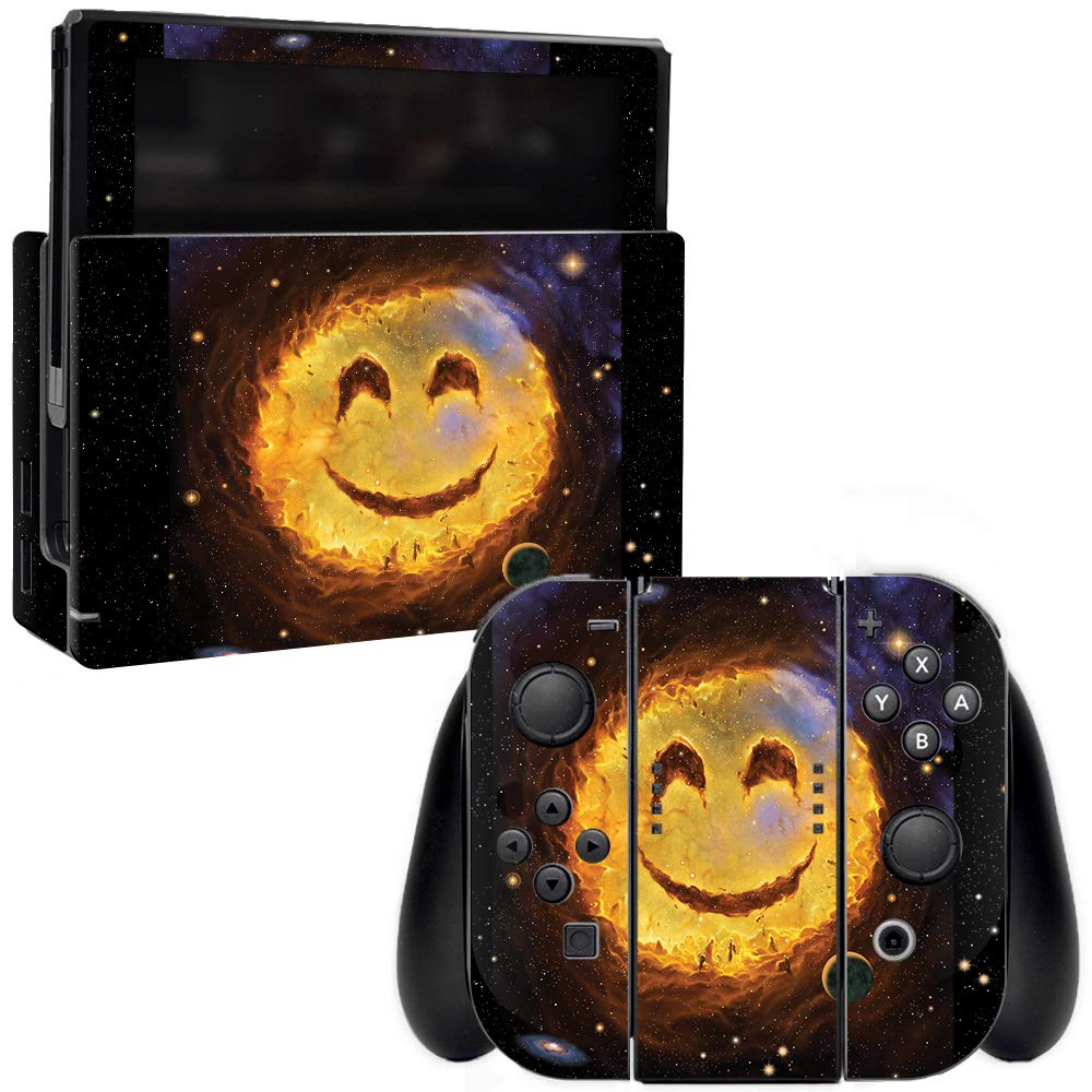 MightySkins Vinyl Decal Wrap Cover for Nintendo Switch - Galaxy Smile Design | Protective & Durable Skin | Easy to Apply & Remove | Made in USA | Perfect for Gaming, Travel & Personalization