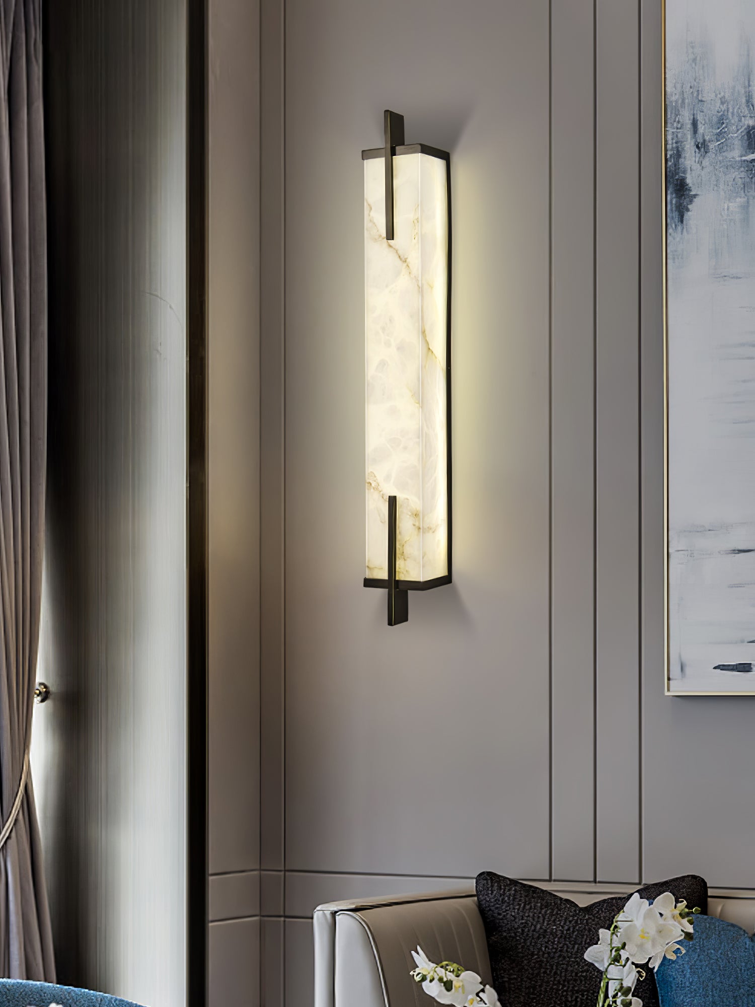 Calliope Wall Sconce - Modern LED Wall Light Fixture for Living Room, Bedroom & Hallway | Dimmable Indoor Lighting for Home Decor