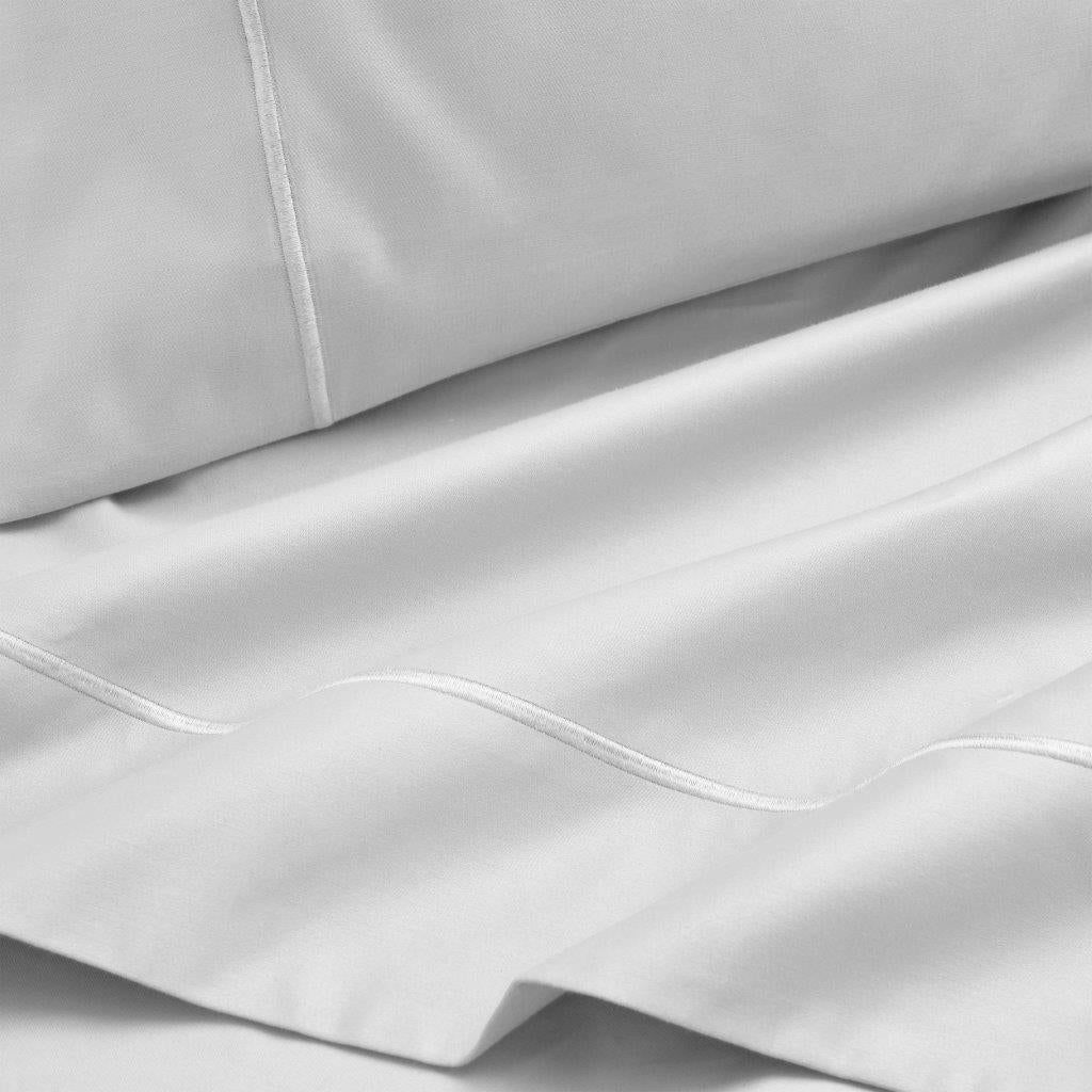 Luxury Egyptian Cotton 1500 Thread Count Embroidered Sheet Set - Queen Size Bedding for Ultimate Comfort & Breathability - Perfect for Master Bedrooms, Guest Rooms & Hotels