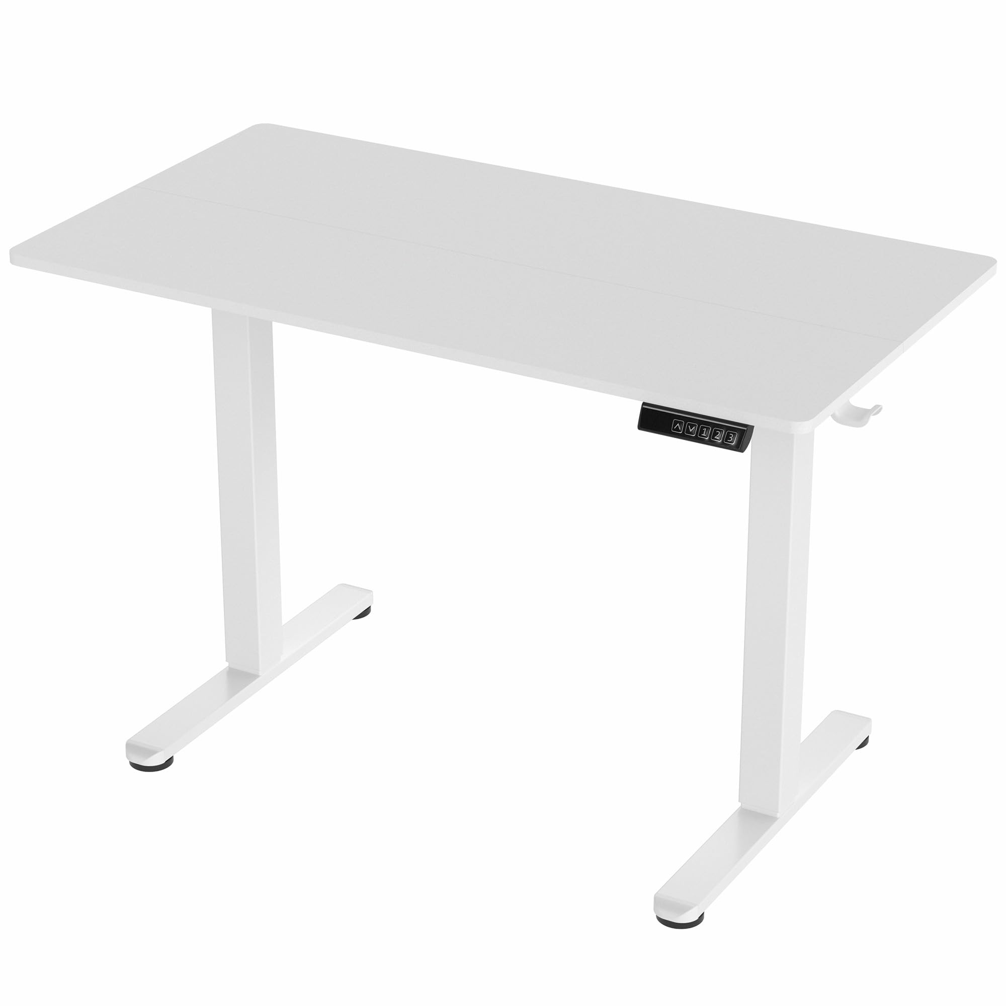 VIVO Electric Height Adjustable Standing Desk 44 x 24 Inches, Memory Controller, White Top & Frame (DESK-E144W) - Perfect for Home Office, Gaming Setup, and Workspace Ergonomics