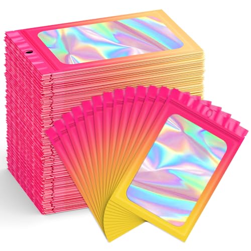 Holographic Hot Pink Orange