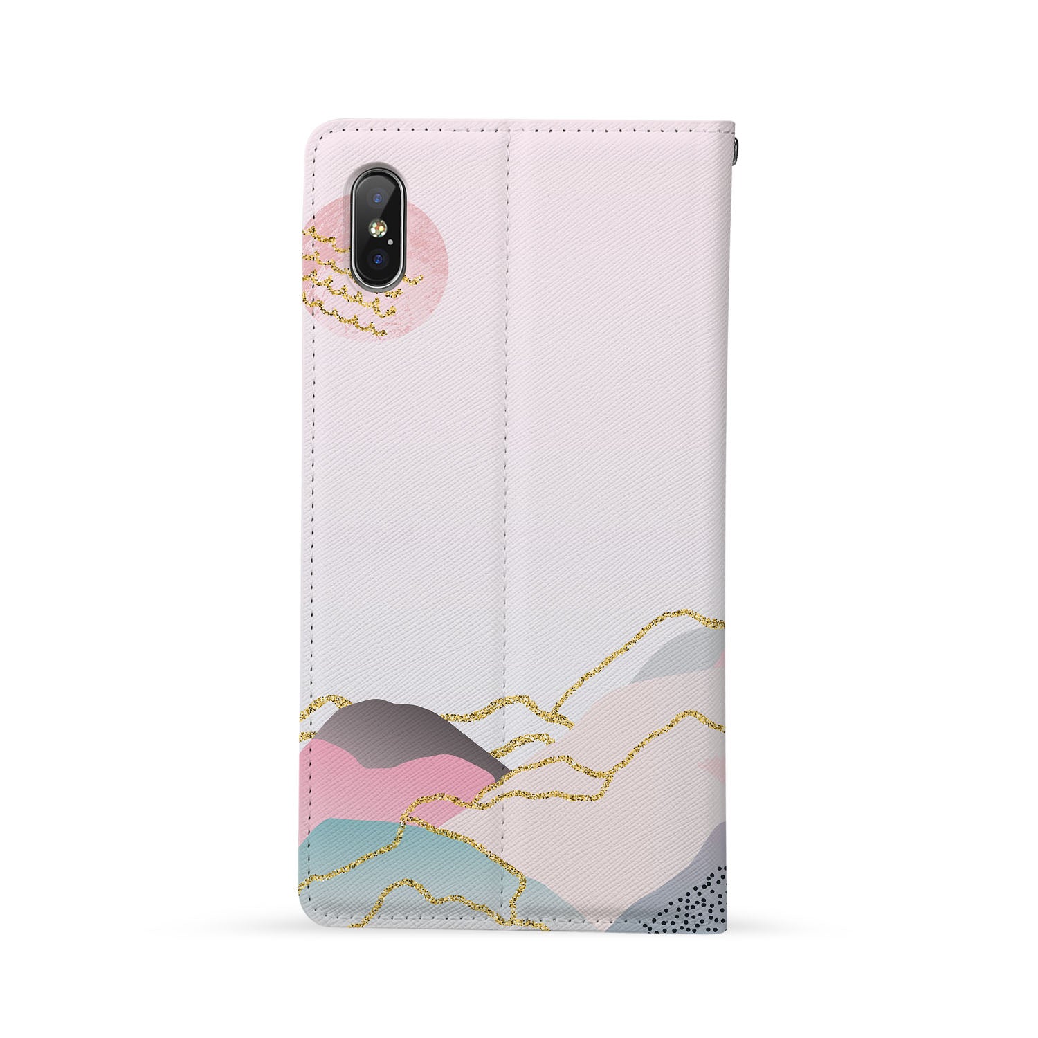 Premium Marble Art iPhone Wallet Case - Slim & Stylish Phone Cover with Card Holder - Perfect for Travel, Shopping & Everyday Use
