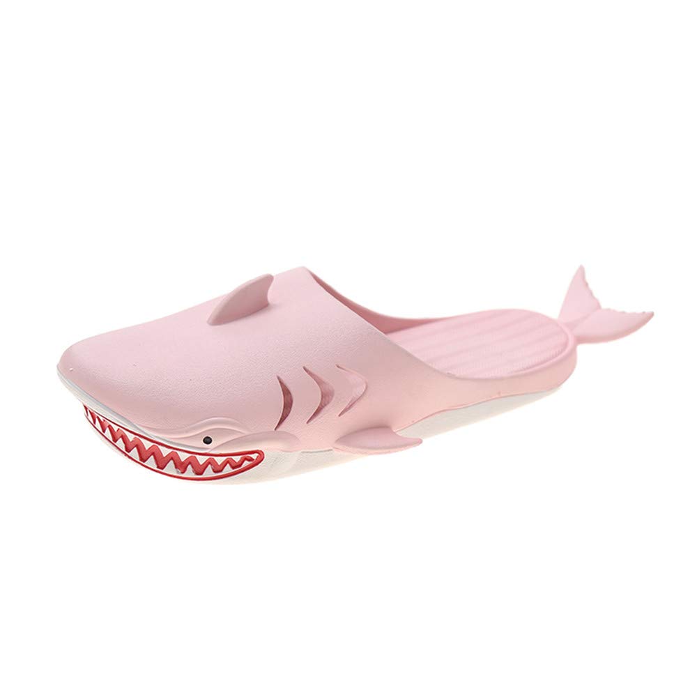 Shark Slippers for Men & Women - Funny Unisex Fish Slippers - Comfortable Beach House Shoes for Outdoor, Pool Party & Summer Vacation