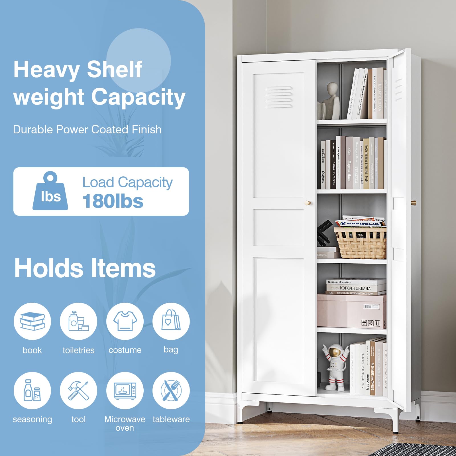 White Pantry Cabinet 61
