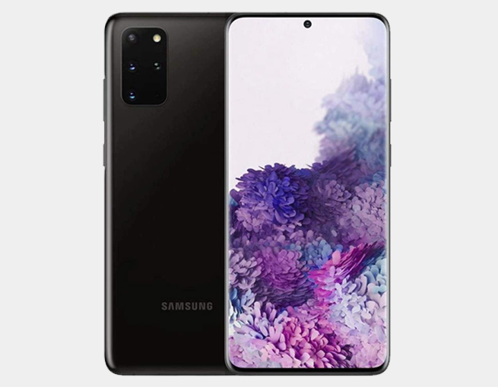Samsung Galaxy S20+ SM-G985F/DS 128GB 8GB RAM Dual SIM Factory Unlocked Smartphone - Cosmic Black | International Version | Perfect for Travel, Business & Gaming
