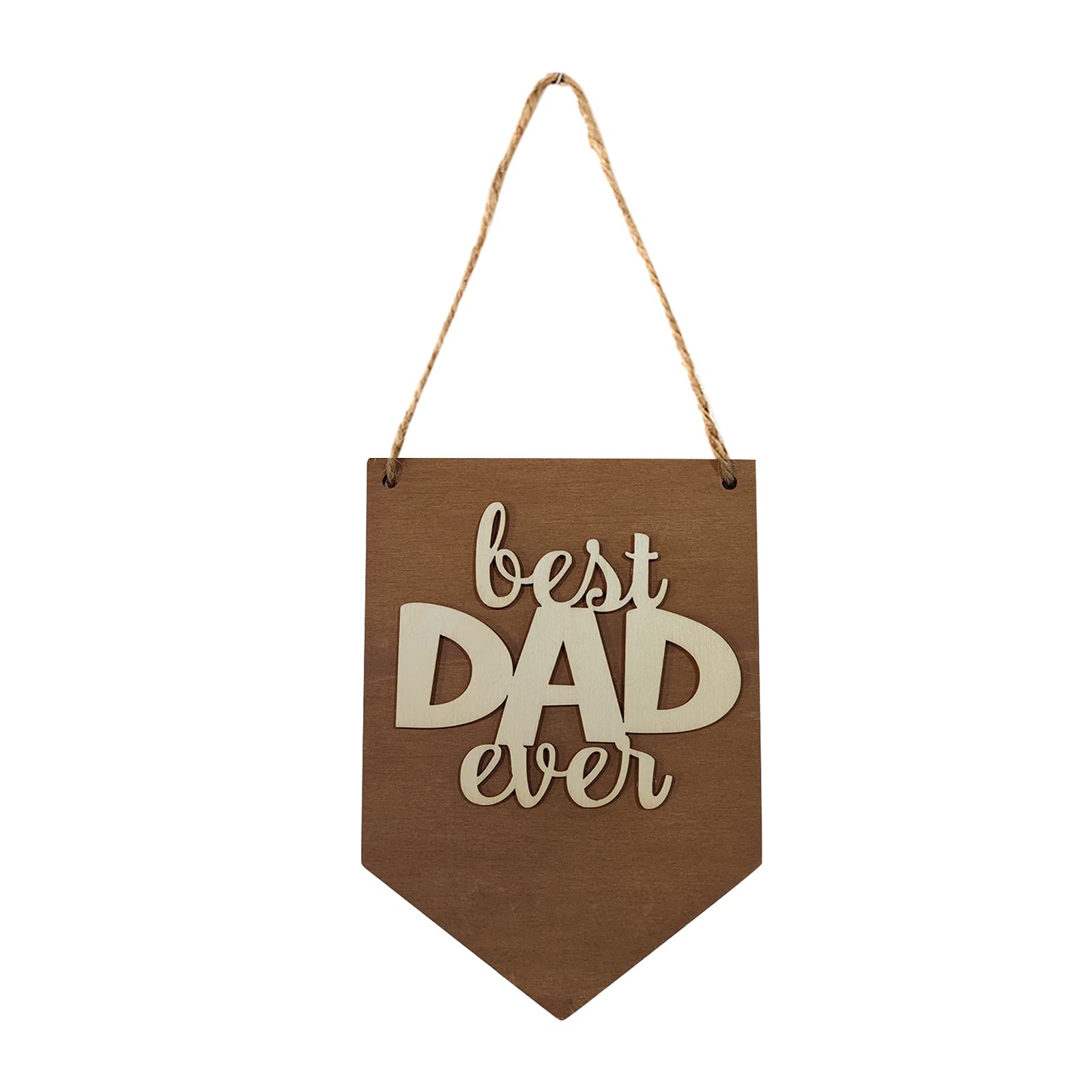 Guolarizi Wooden Wall Sign - Father's Day Gift, Home Decor with Love Message, Multicolor Hanging Sign for Living Room, Bedroom & Office
