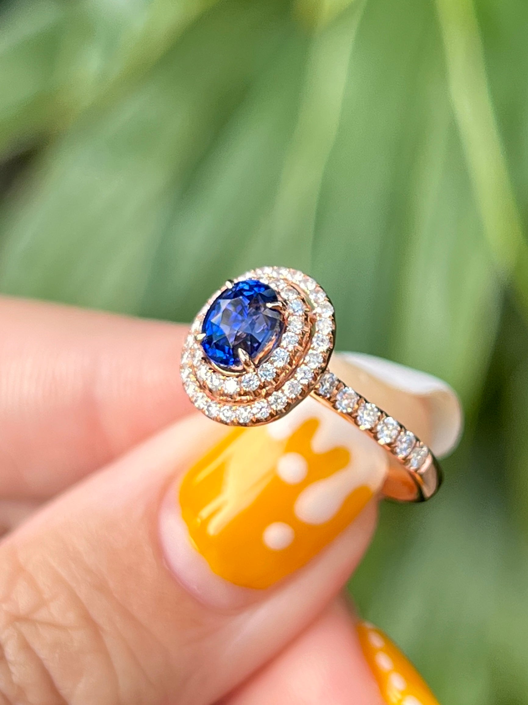 Natural Blue Sapphire 1.02 Carat Engagement Ring - 925 Sterling Silver Wedding Band for Women, Perfect for Proposals, Anniversaries & Special Occasions