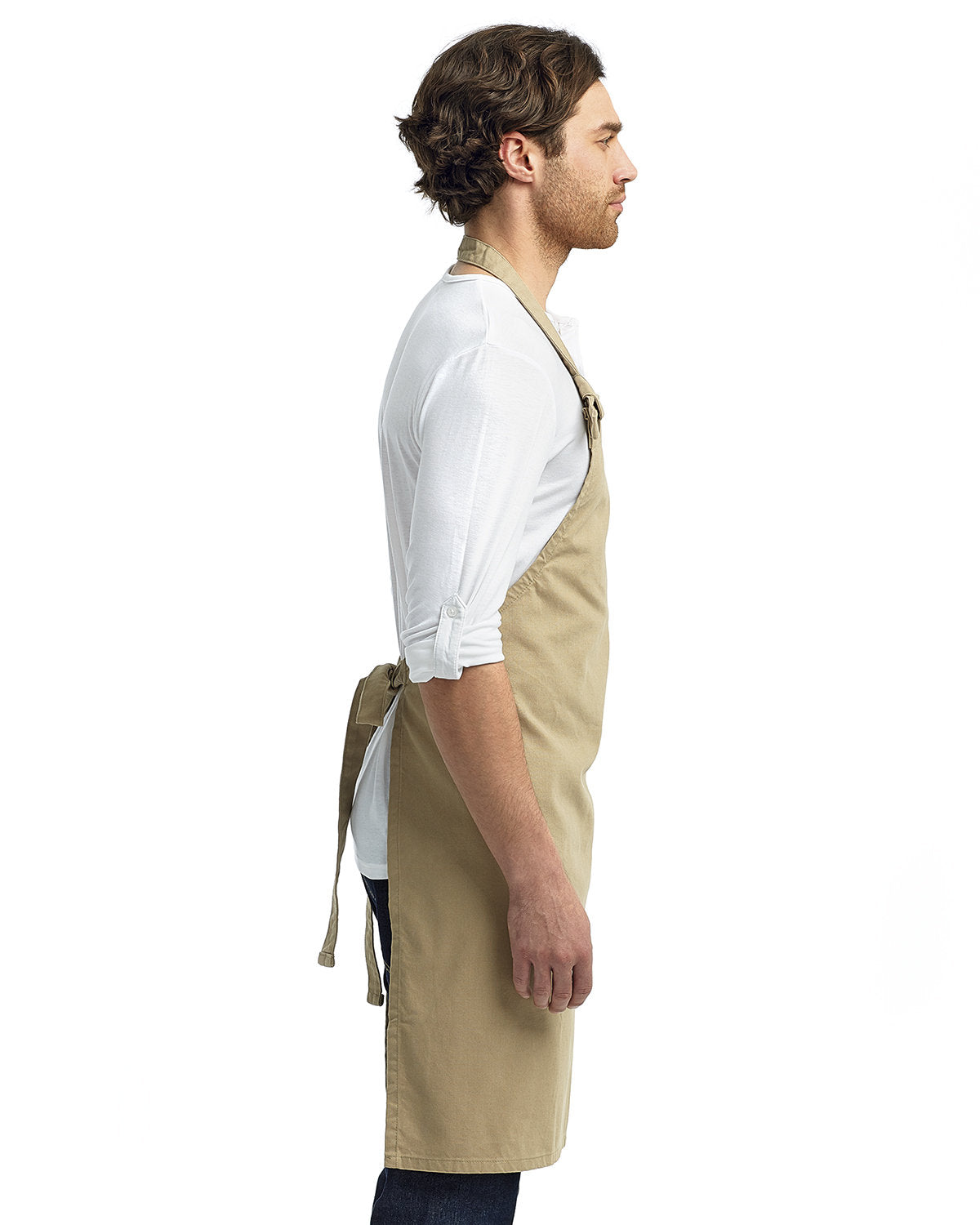 Reprime RP130 Heavy Duty Cotton Canvas Bib Apron for Cooking, Grilling & Painting - Unisex Artisan Workwear for Chefs, BBQ & DIY Projects