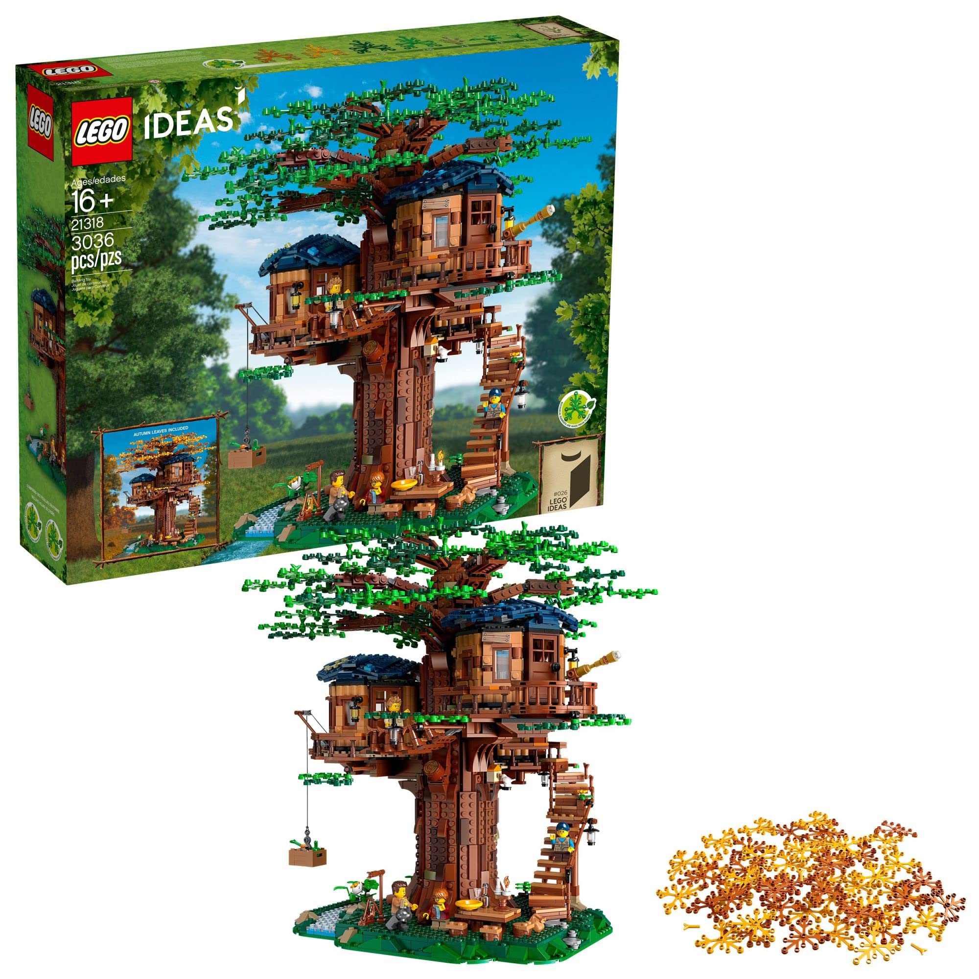 LEGO Ideas Treehouse Building Kit - Creative DIY Model Set for Kids & Adults - Perfect for Home Decor, Gift Giving & Educational Play