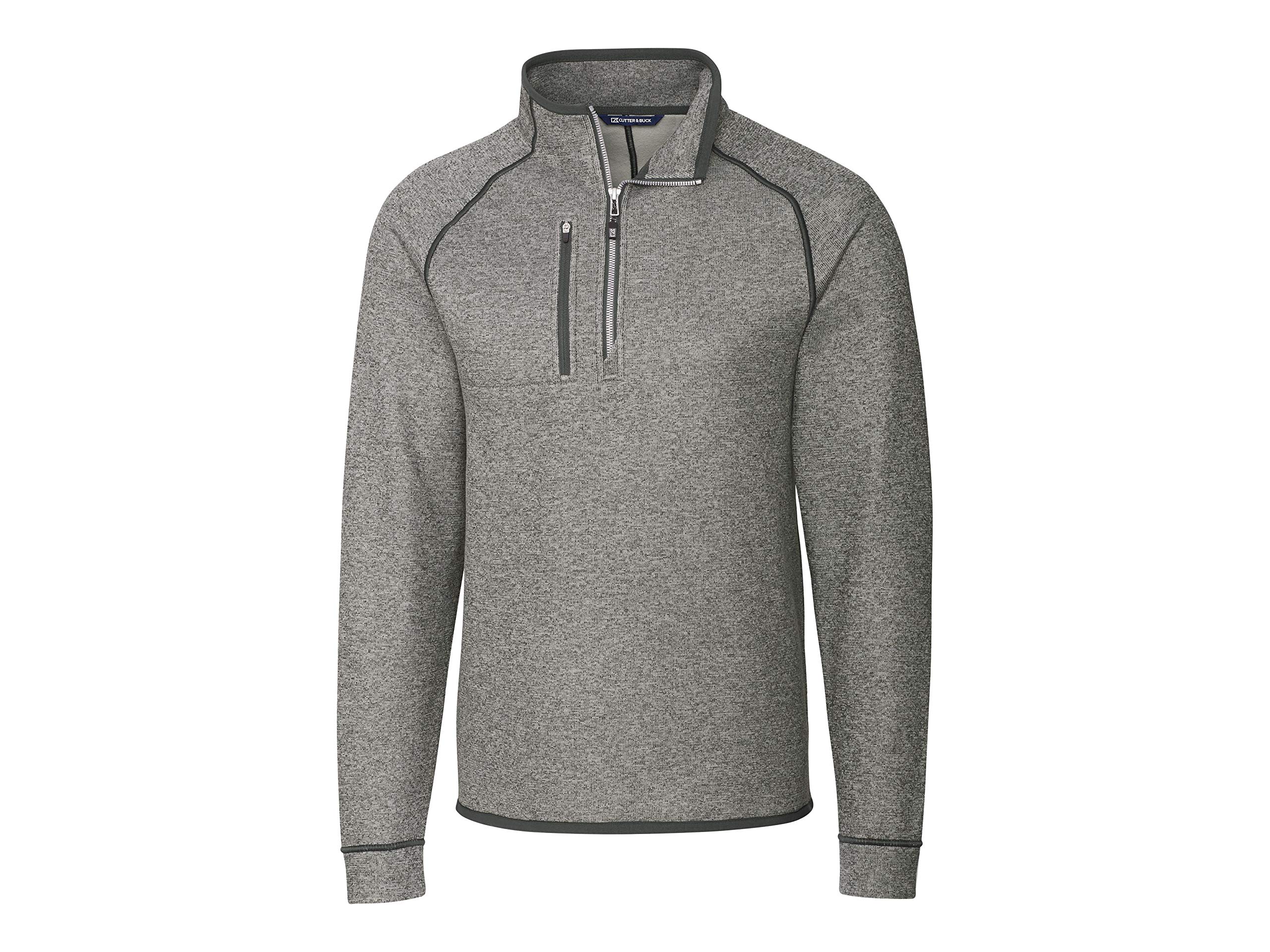 Cutter & Buck Men's Big & Tall Half Zip Jacket - Lightweight Fleece Pullover for Outdoor Activities & Casual Wear - Perfect for Hiking, Camping & Everyday Use