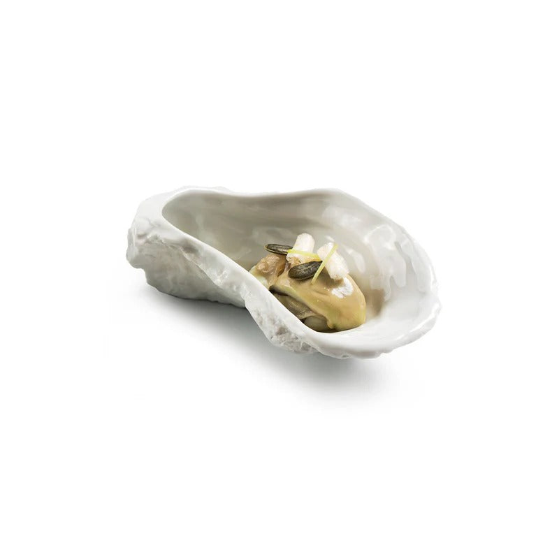 Premium Large Oyster Serving Platter - Elegant Seafood Appetizer Tray for Parties, Weddings & Fine Dining Presentation