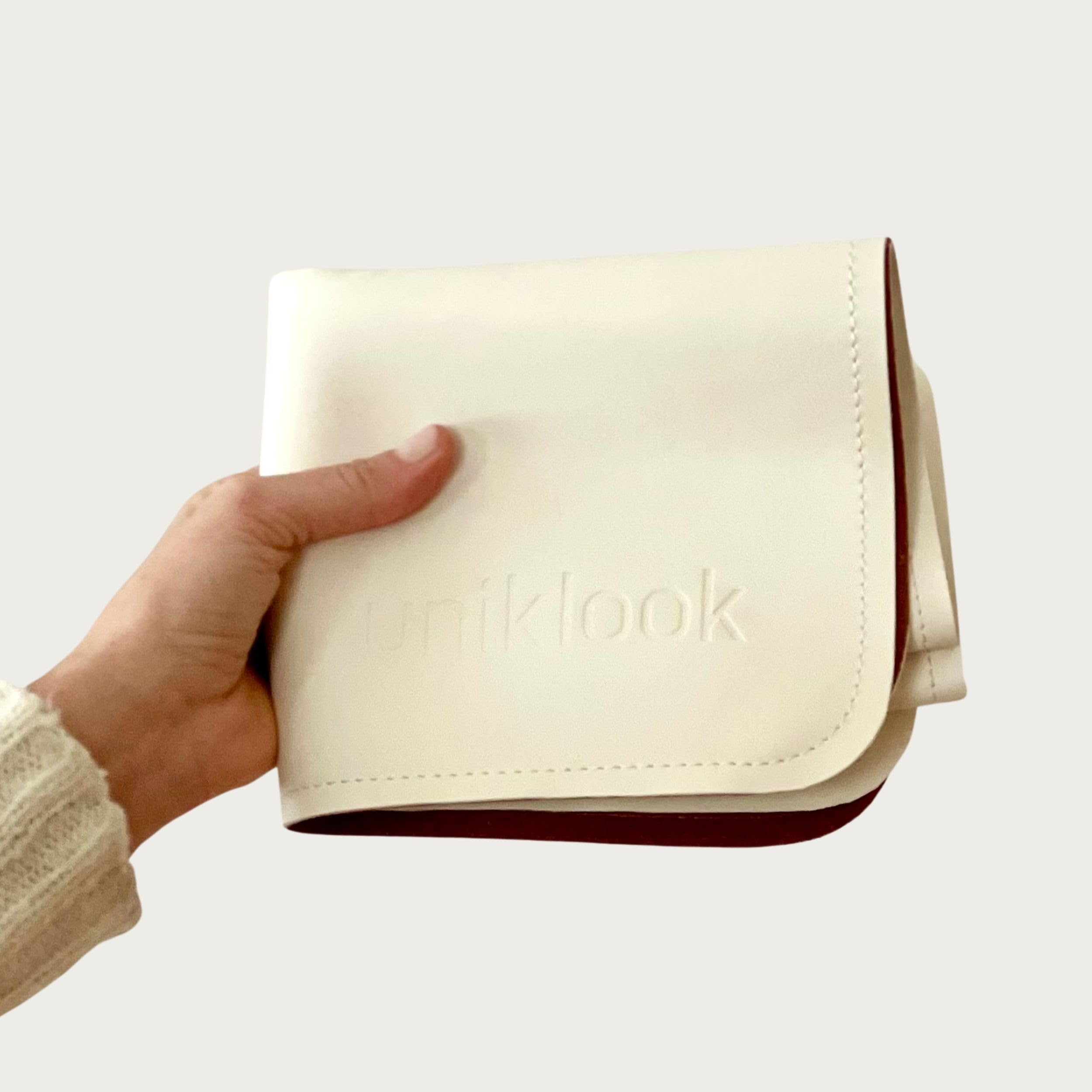 Premium Vegan Leather Baby Changing Pad - Waterproof Portable Diaper Mat 14