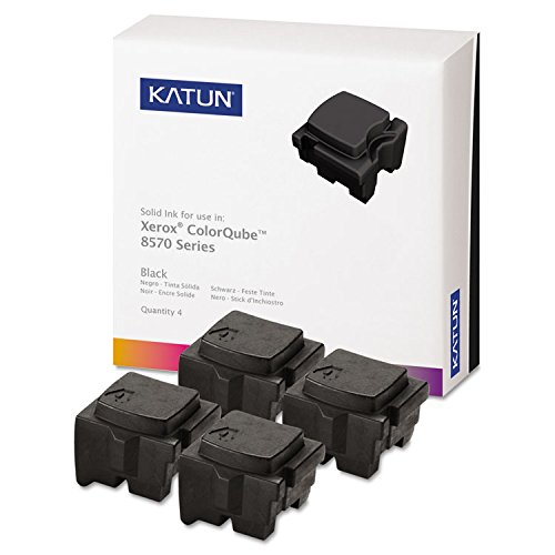 Katun Kat39403 Colorqube 8570 Compatible Solid Ink Cartridge - 108R00930, 8600 Yld, 4/Box Black | High-Quality Imaging Supplies for Office & Home Printing | Perfect for Xerox ColorQube Printers, Business Documents & Creative Projects