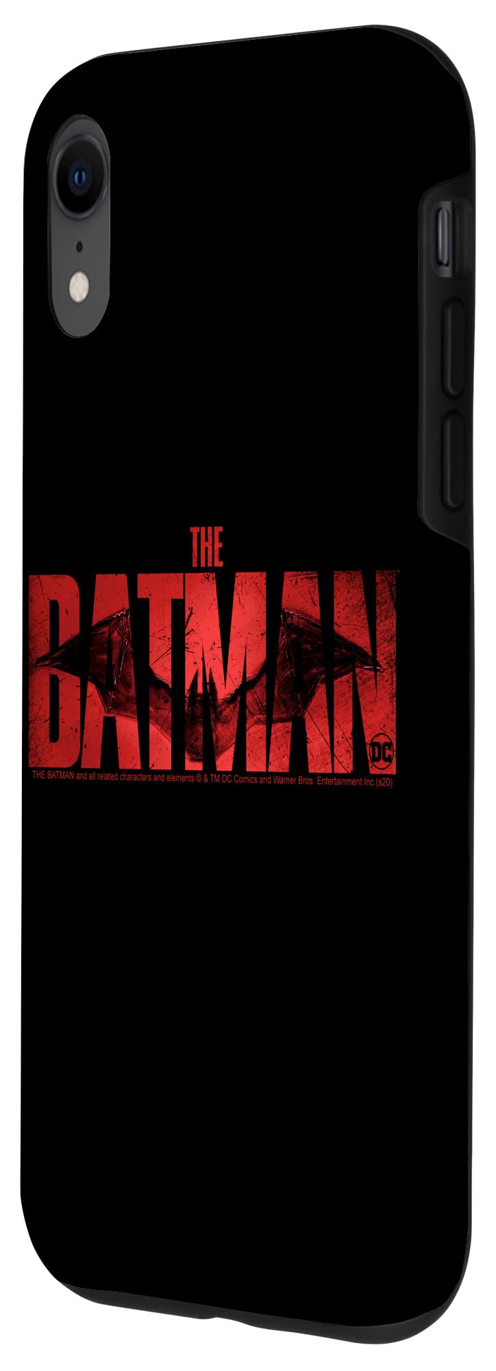 iPhone XR Batman Themed Red Bat Logo Protective Case - Durable Shockproof Cover for Daily Use, Travel & Outdoor Activities
