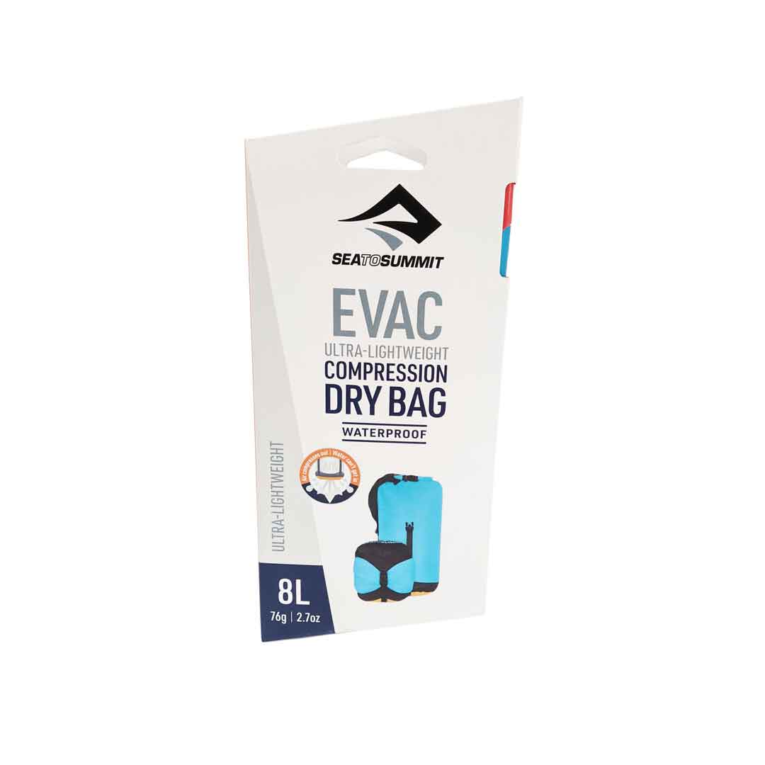 Sea to Summit Evac Ultra Lightweight Waterproof Compression Dry Bags for Camping, Hiking, Travel & Outdoor Gear Storage - Perfect for Backpacking, Kayaking & Water Sports