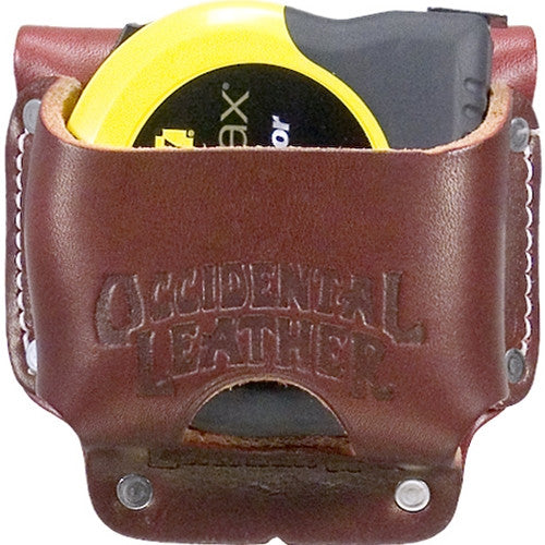 Occidental Leather 5037 High Mount Tape Holder - Durable Leather Tool Belt Accessory for Carpenters & Contractors - Perfect for Construction, Woodworking & DIY Projects