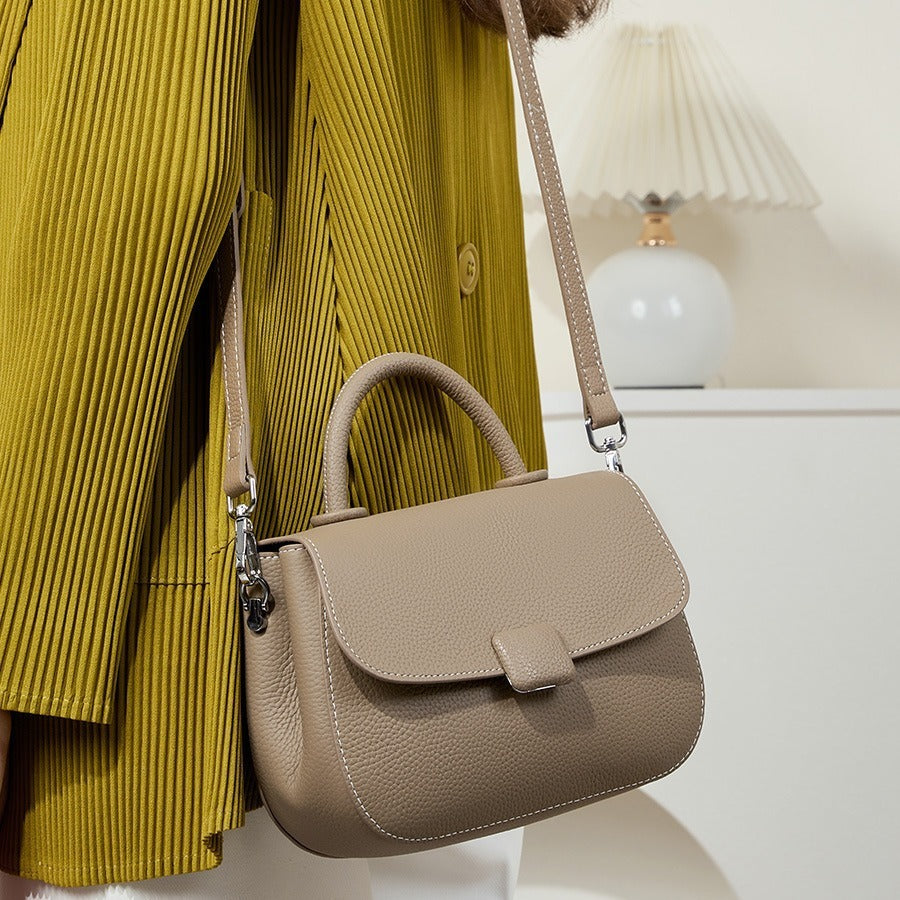 Genuine Leather Tote Bag for Women - Stylish Crossbody Handbag for Work, Travel & Everyday Use