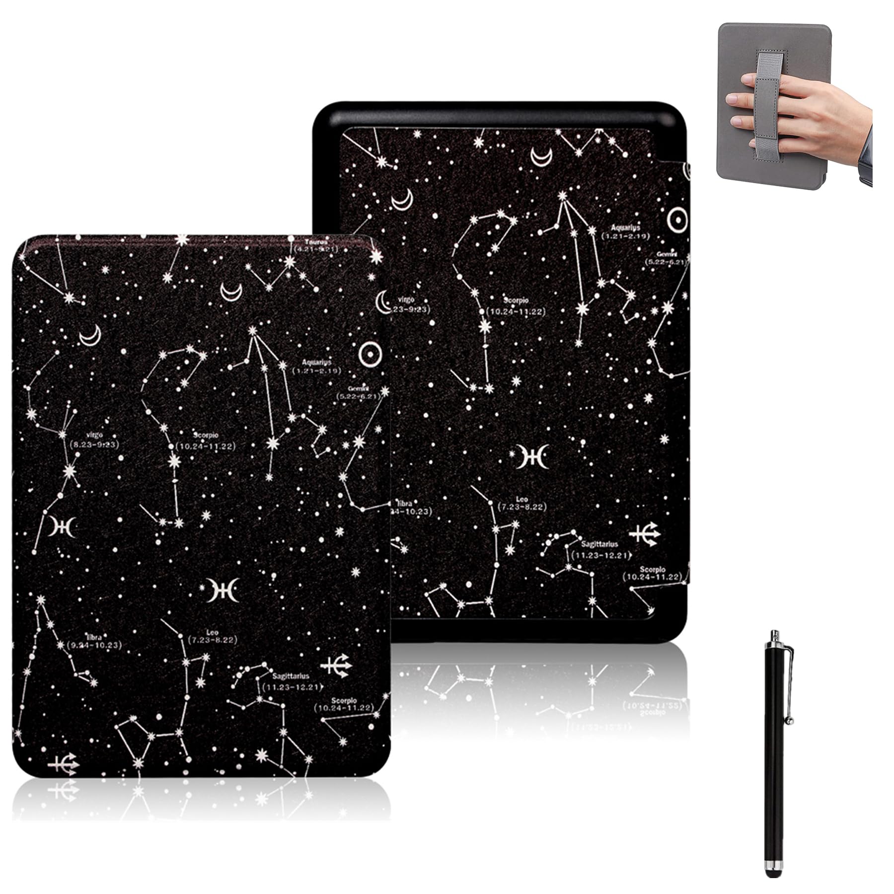 Premium Kindle Paperwhite 10th Gen Case (2018 Model PQ94WIF) - Ultra Lightweight Cover with Hand Strap & Auto Sleep/Wake - Perfect for Reading at Home, Travel & Outdoor Use