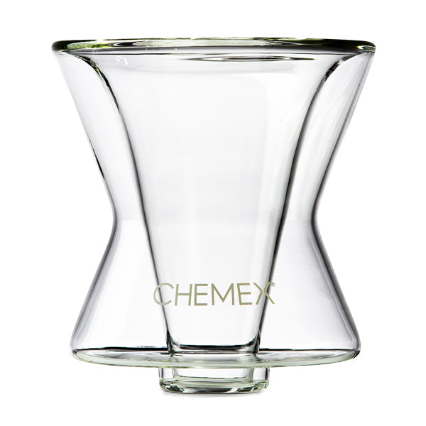 Chemex Funnex Glass Pour Over Dripper - Premium Coffee Maker for Home & Office Brewing - Perfect for Specialty Coffee Lovers & Baristas