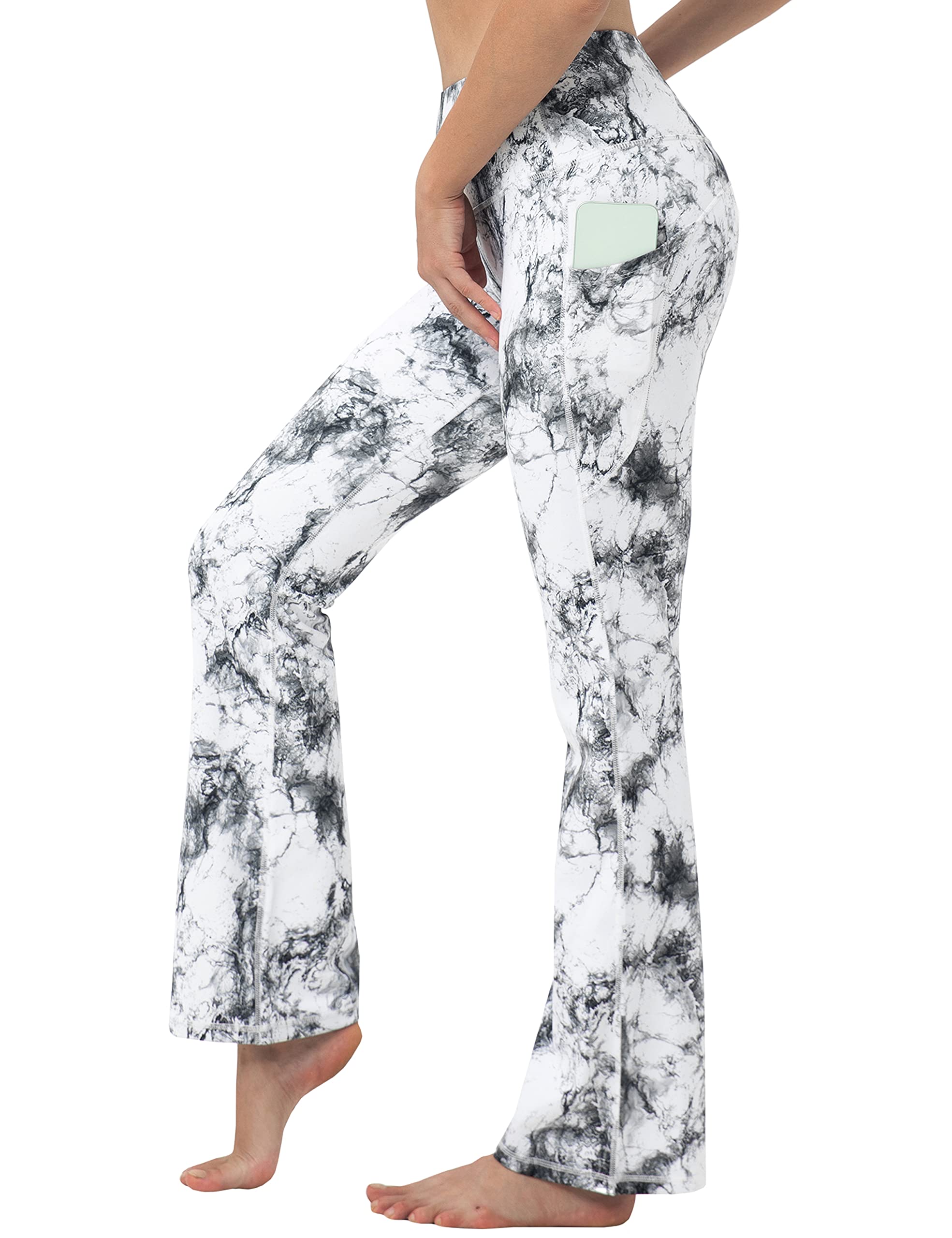 BUBBLELIME Women's High Waist Bootcut Yoga Pants with Pockets - 29