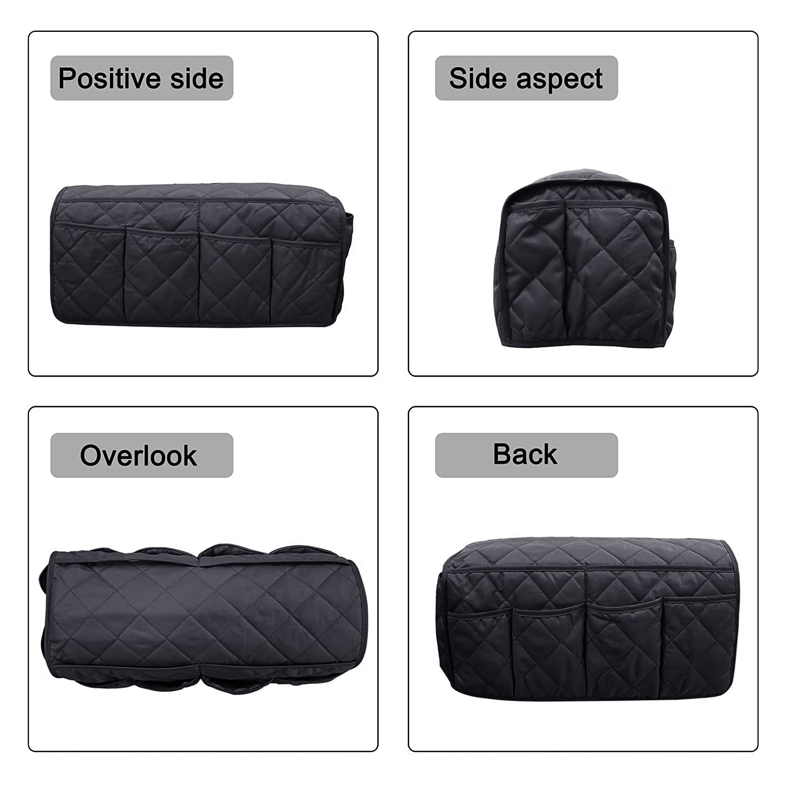 **Waterproof Non-Slip Sofa Armrest Organizer with 14 Pockets – Perfect for TV Remotes, Books, Magazines & iPad – Ideal for Recliners, Armchairs & Living Room Organization**
