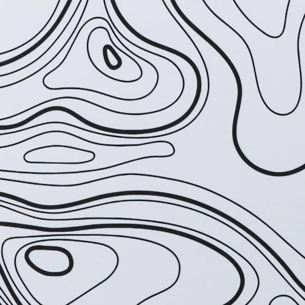 White Topographic Map