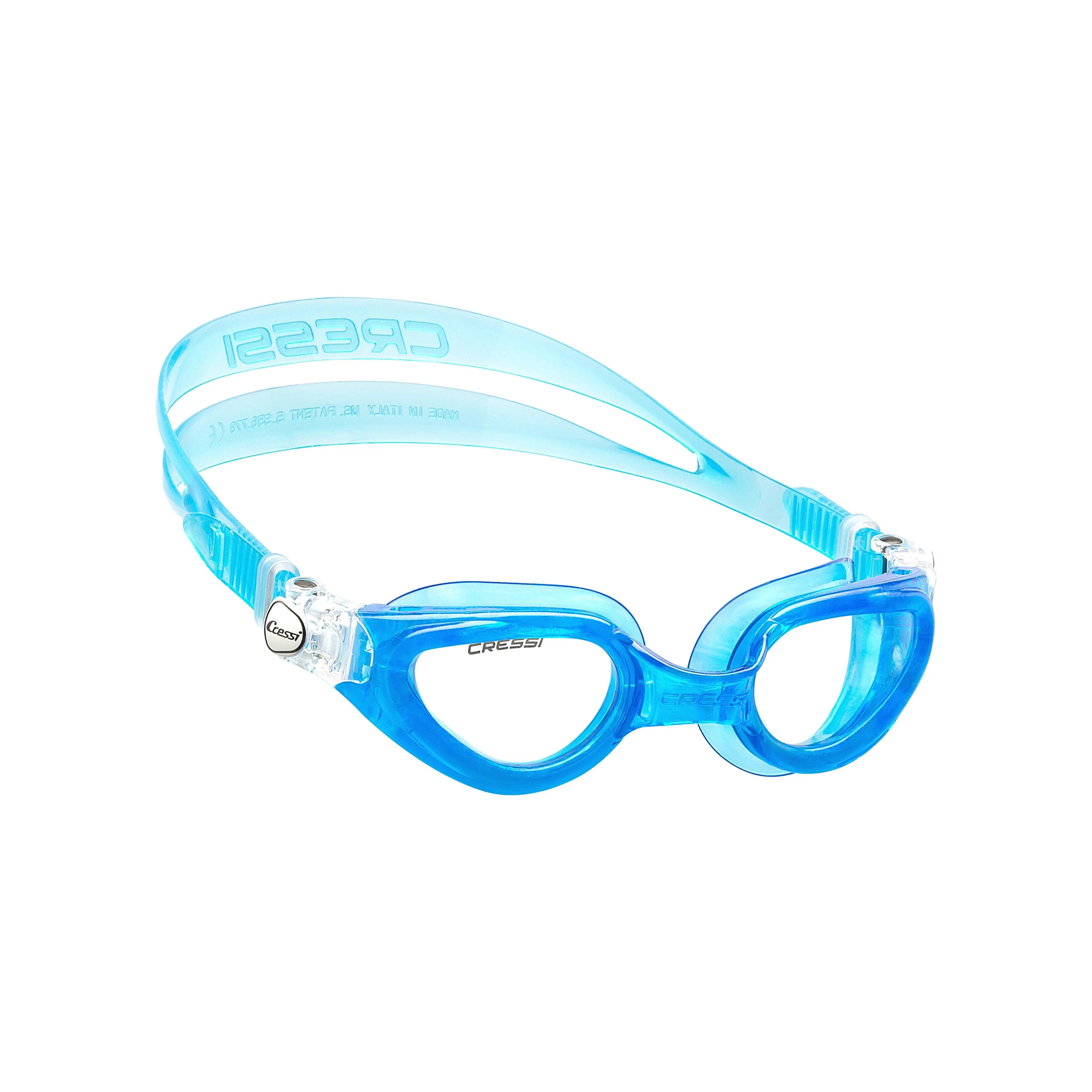 Cressi Right Swim Goggles - Anti-Fog & UV Protection Swimming Goggles for Adults | Perfect for Lap Swimming, Triathlon Training & Open Water Swimming