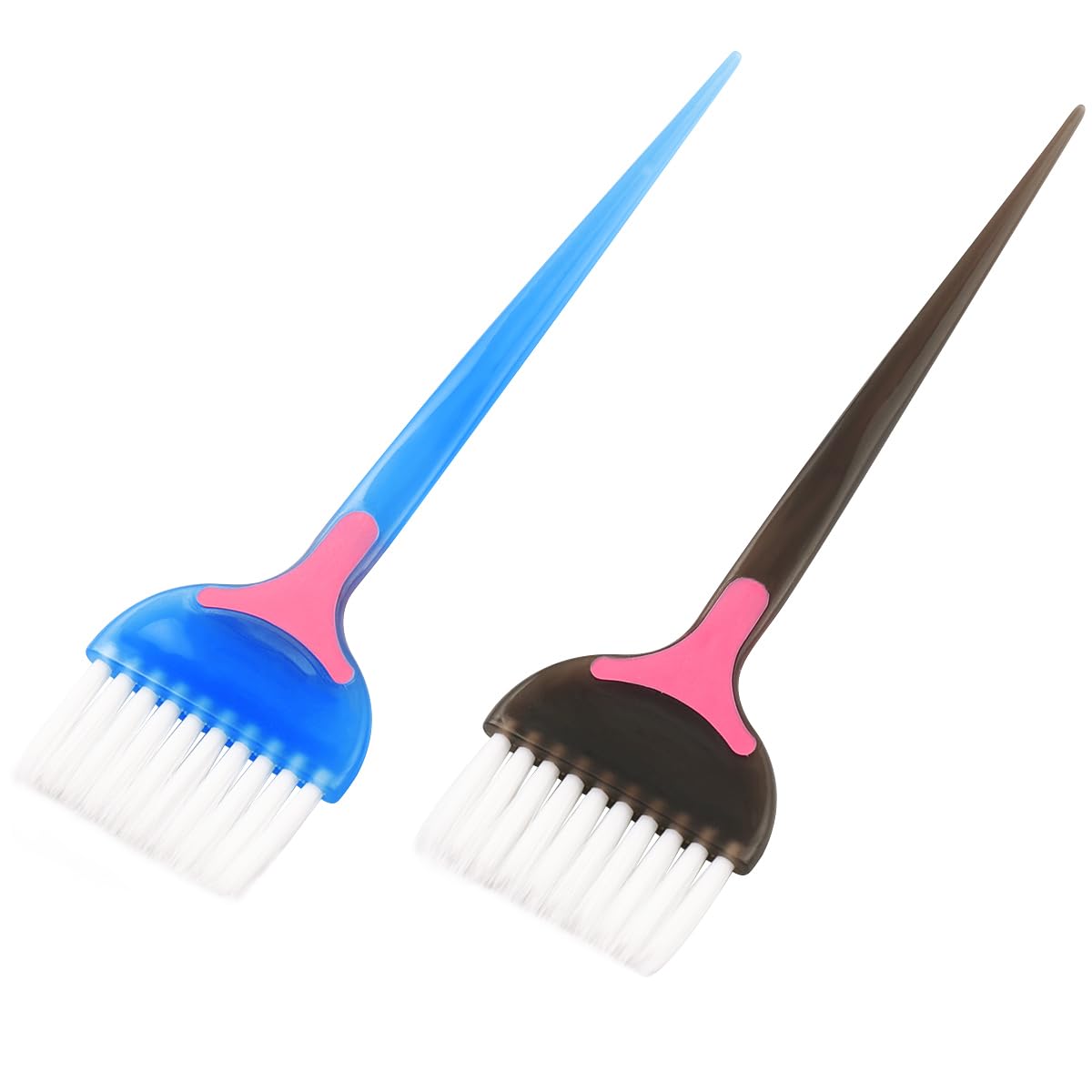 Professional Hair Dye Brush Set - 2 Pcs Salon Quality Hair Coloring & Bleaching Brushes for Precise Tinting & Highlights - Perfect for DIY Hair Color, Balayage, and Root Touch Up at Home
