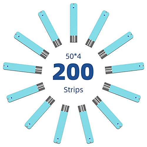 Metene TD 4116 Blood Glucose Test Strips - 200 Count for Diabetes Monitoring | Accurate Glucose Testing at Home | Perfect for Daily Diabetes Management & Travel