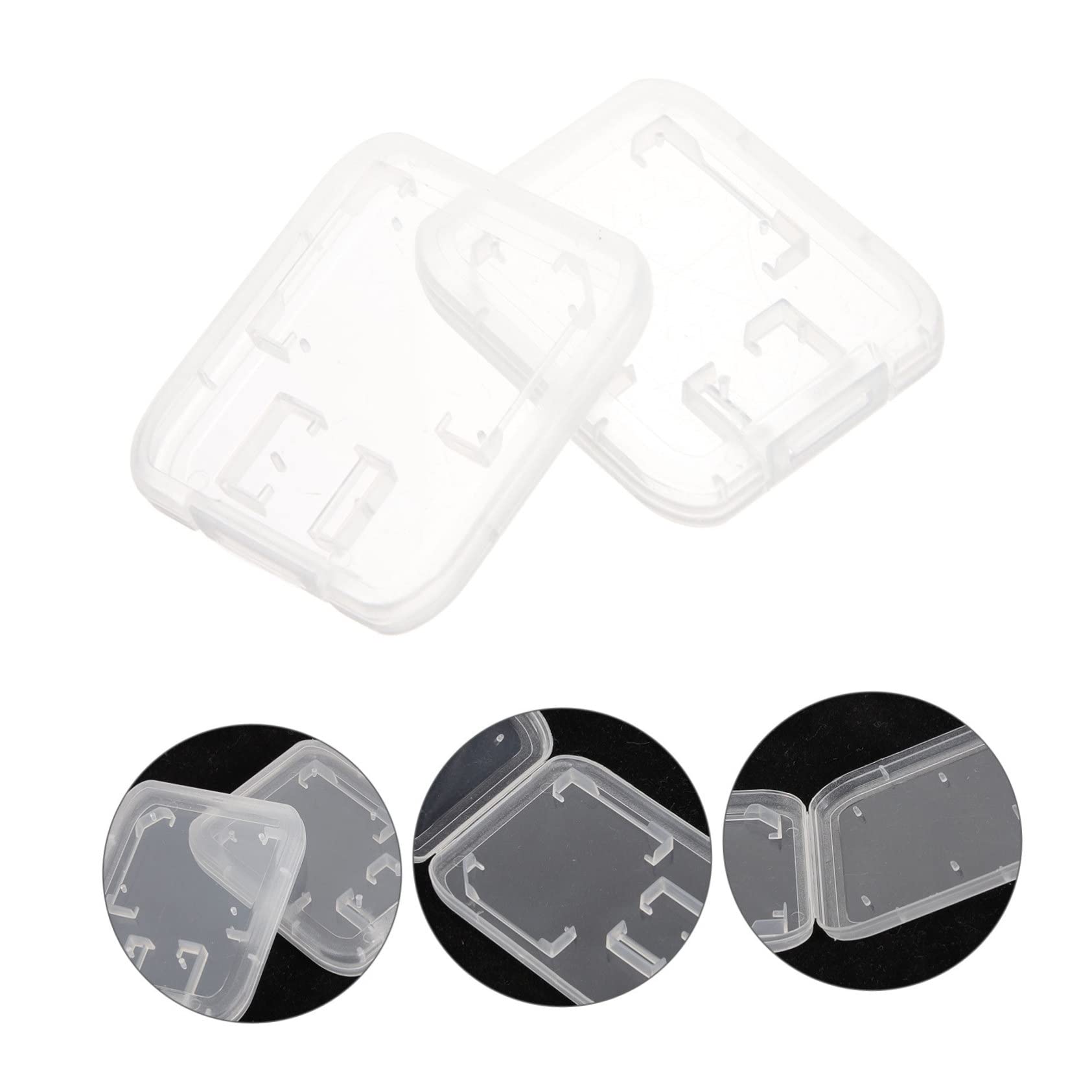 ETHZZLE 24pcs Memory Card Storage Box - Waterproof SD Card Holder Case for Camera, GoPro, DSLR - Compact Organizer for Micro SD, CF, XQD Cards - Perfect for Travel & Photography Storage