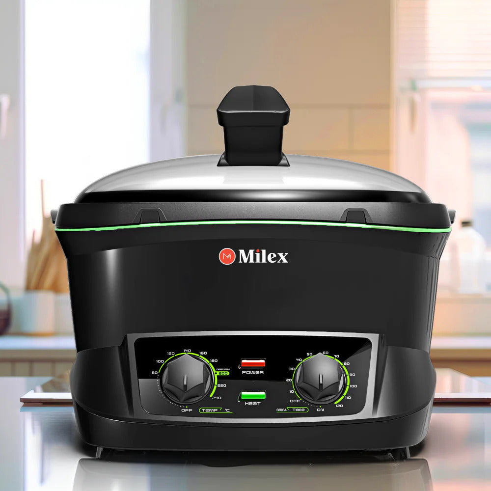 Milex Wonder Chef 18-in-1 Multi-Cooker - Electric Pressure Cooker, Slow Cooker, Rice Cooker & More - Perfect for Meal Prep, Family Dinners & Healthy Cooking