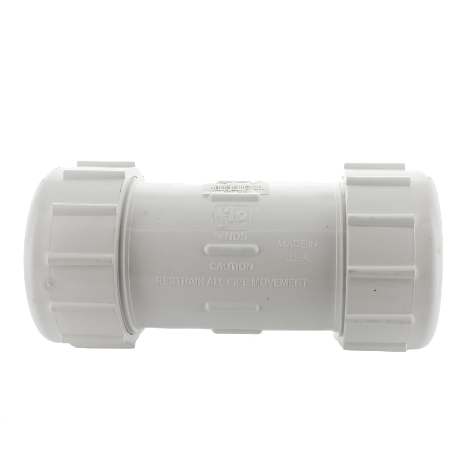 1 in. PVC Compression Coupling - Heavy Duty Plumbing Fitting for Water Pipes, Irrigation & Pool Systems - Easy Installation, Leak-Proof Connection (Pack of 10)