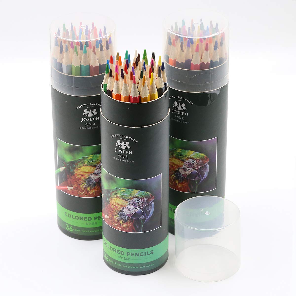 36 Count Oil-Based Colored Pencils Set for Artists & Kids - Vibrant Colors for Professional Drawing, Sketching & Adult Coloring Books | Perfect for Art Projects, School & Home Use