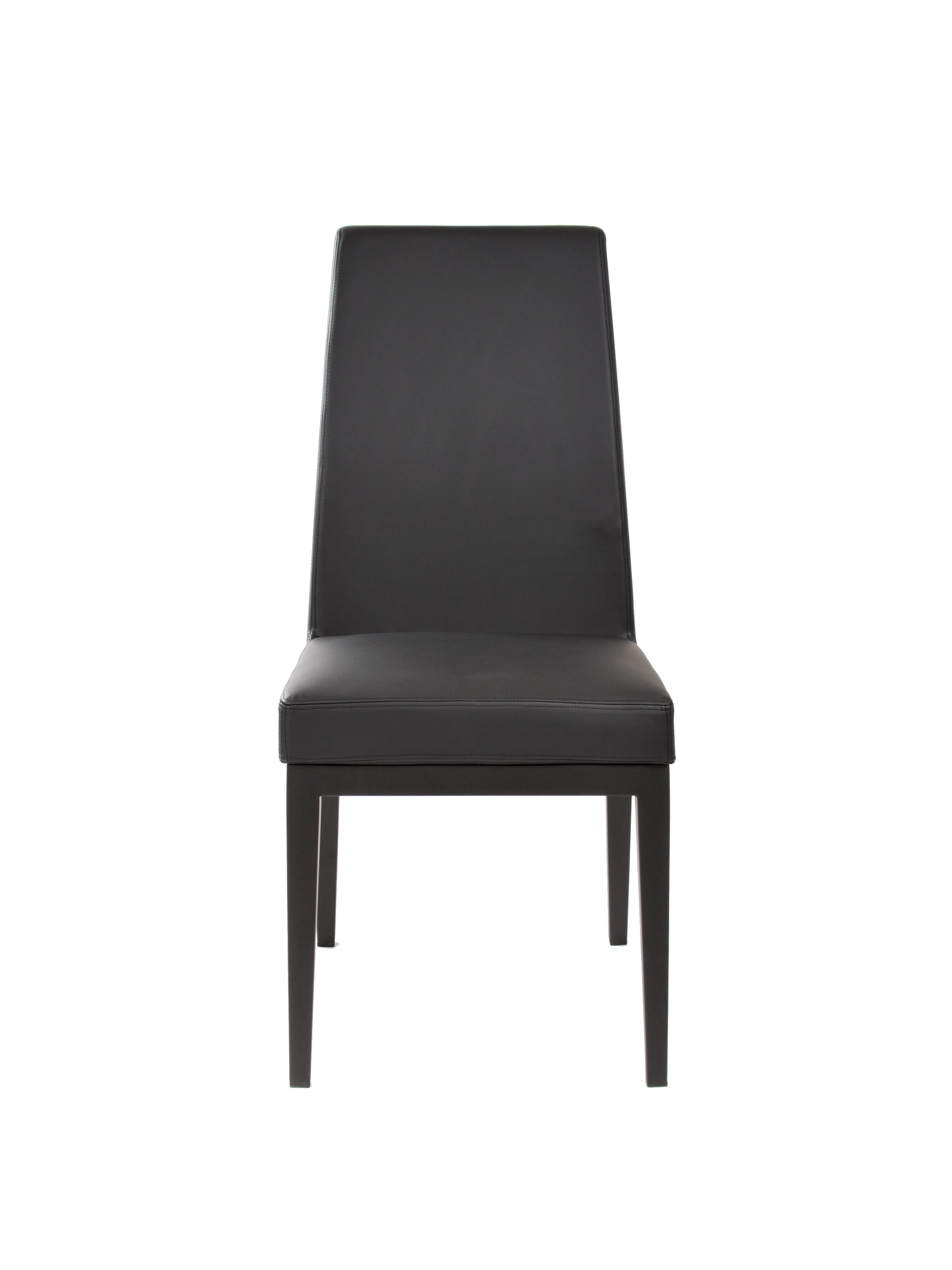 Erika Chair in Black - Modern Comfortable Seating for Living Room, Office & Dining - Ergonomic Design for Home & Workspace